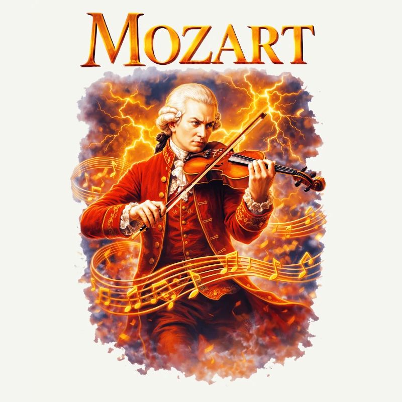 Violon Tempête de feu de Mozart