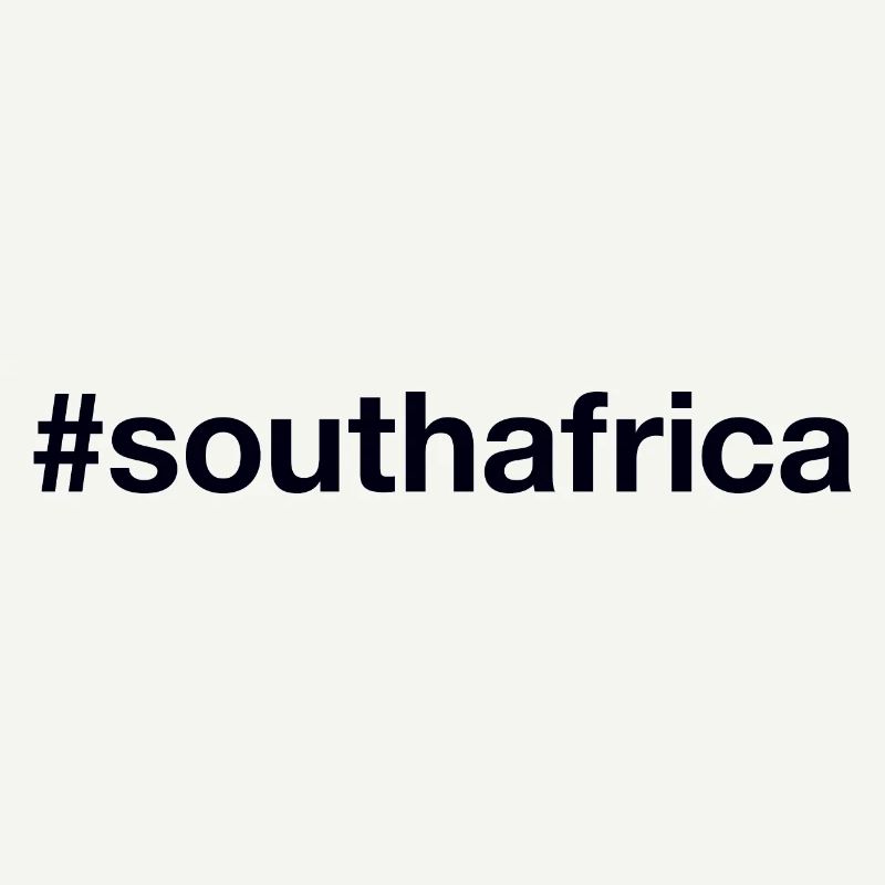 AFRIQUE DU SUD Hashtag Südafrika
