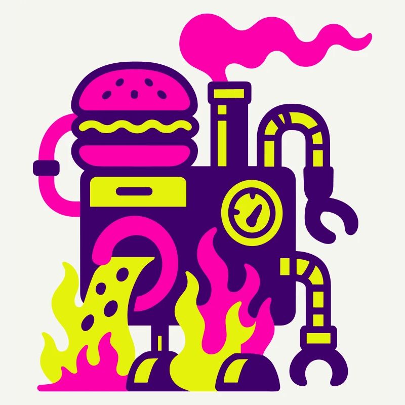 Machine à hamburger