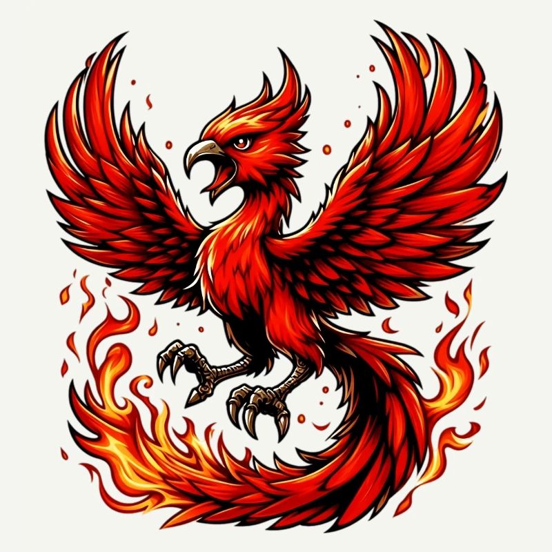 Phénix rouge