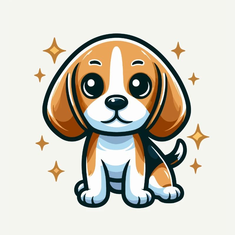 Beagle Chibi Hund