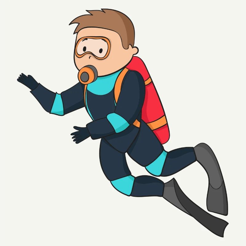diving