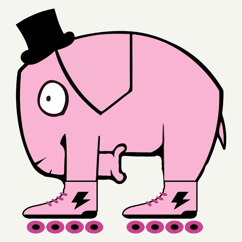 Pinker Elephant