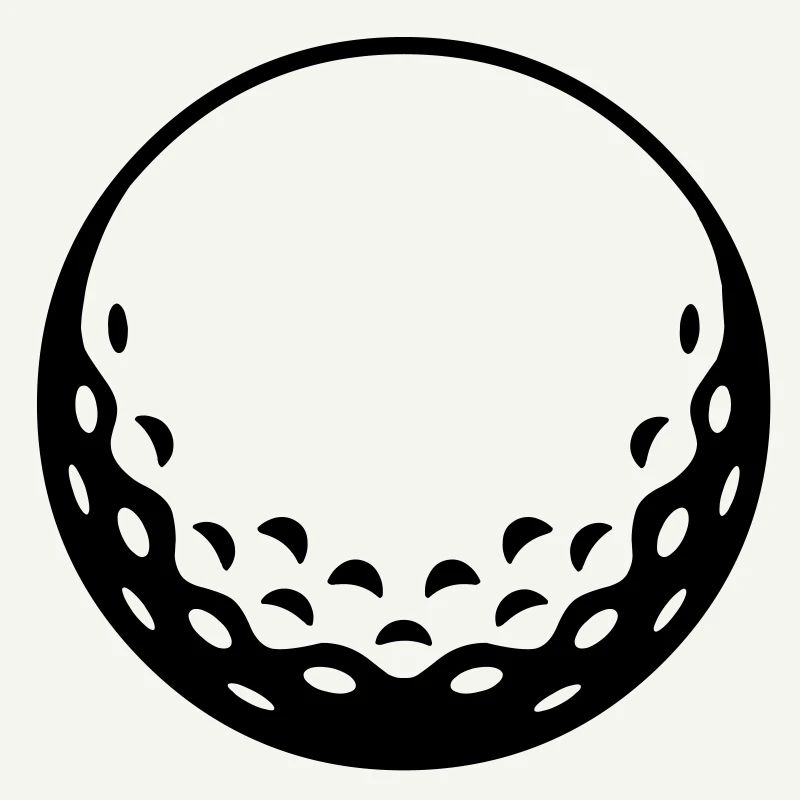 Golfball - einfärbbar