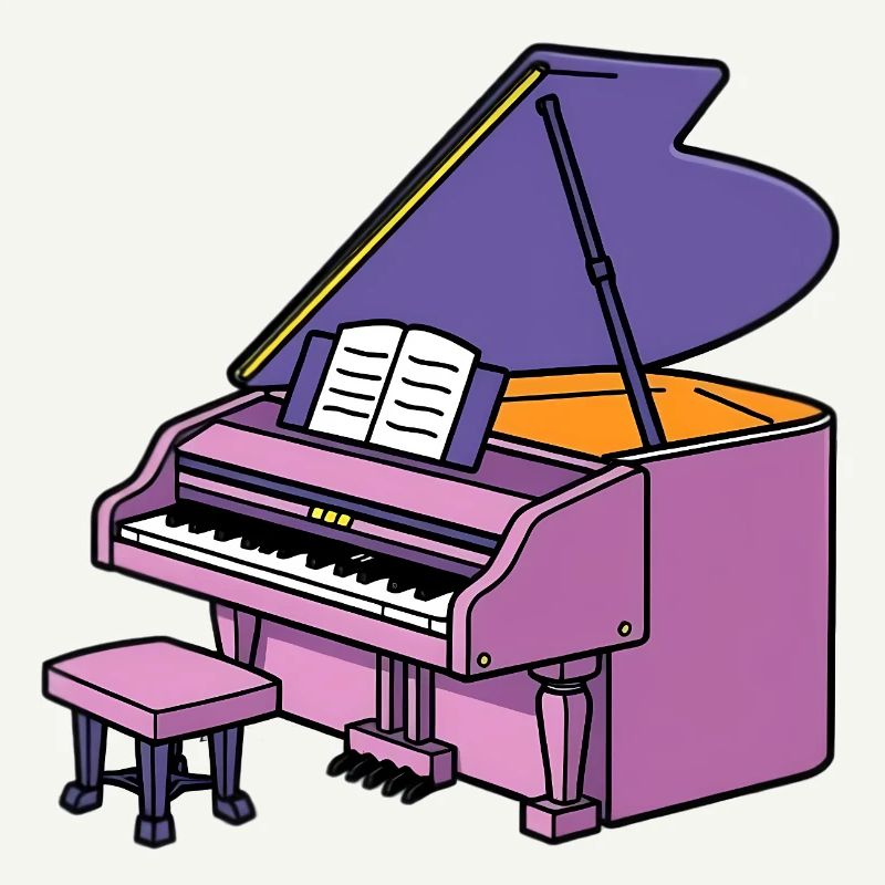 Piano à queue Piano