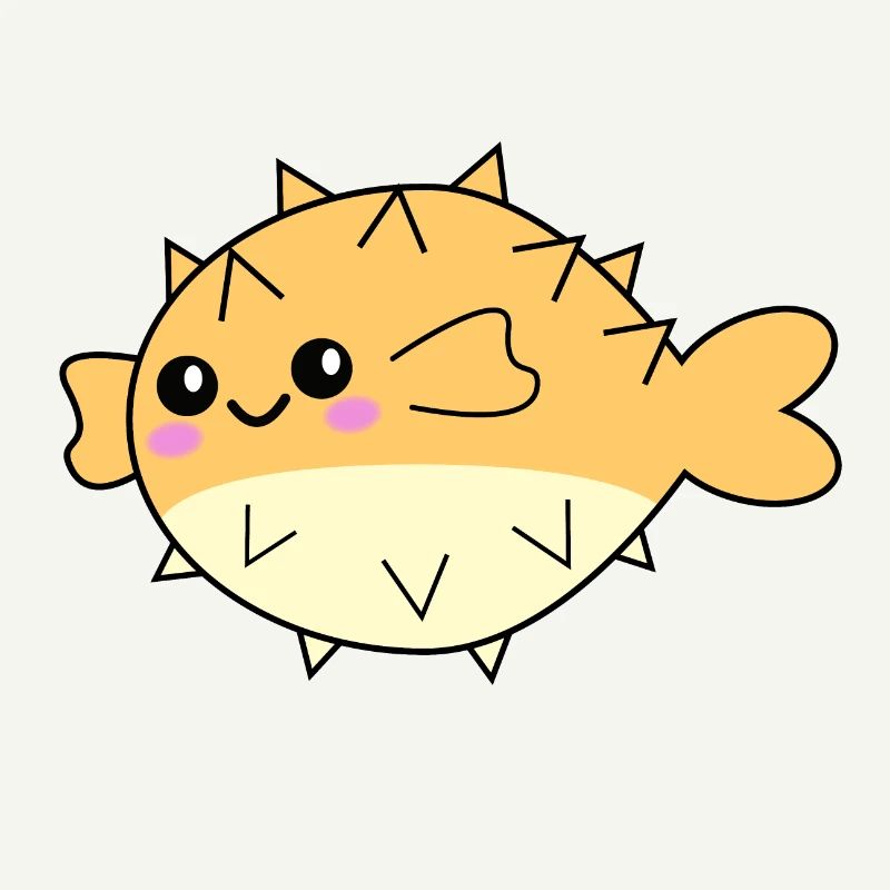 Poisson-globe mignon animal