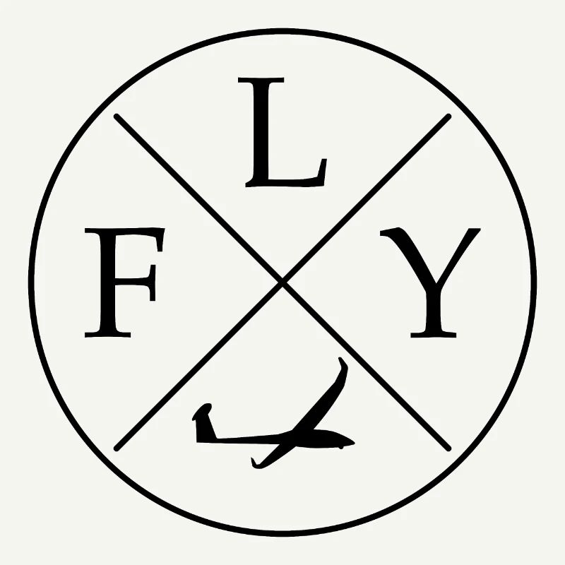 FLY Logo Glider remote control rc