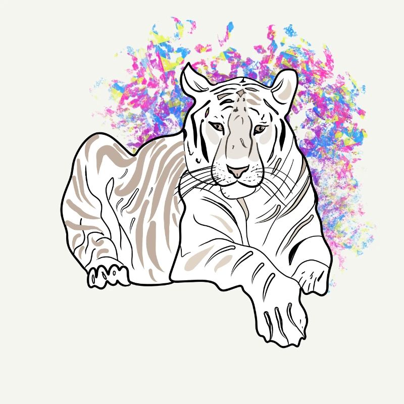 TIGRE COUCHÉ