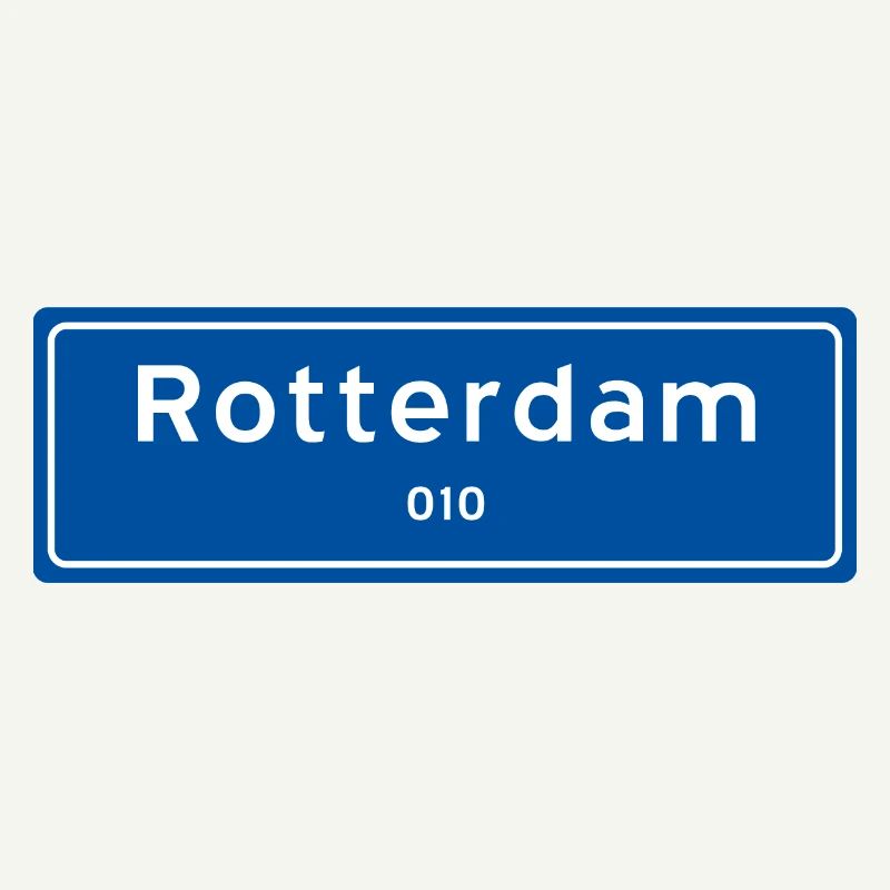 Rotterdam 010 Ortsschild