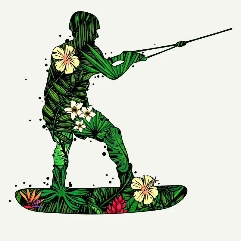 Wakesurf Wakeboard Surf Kitesurfer Planche de surf