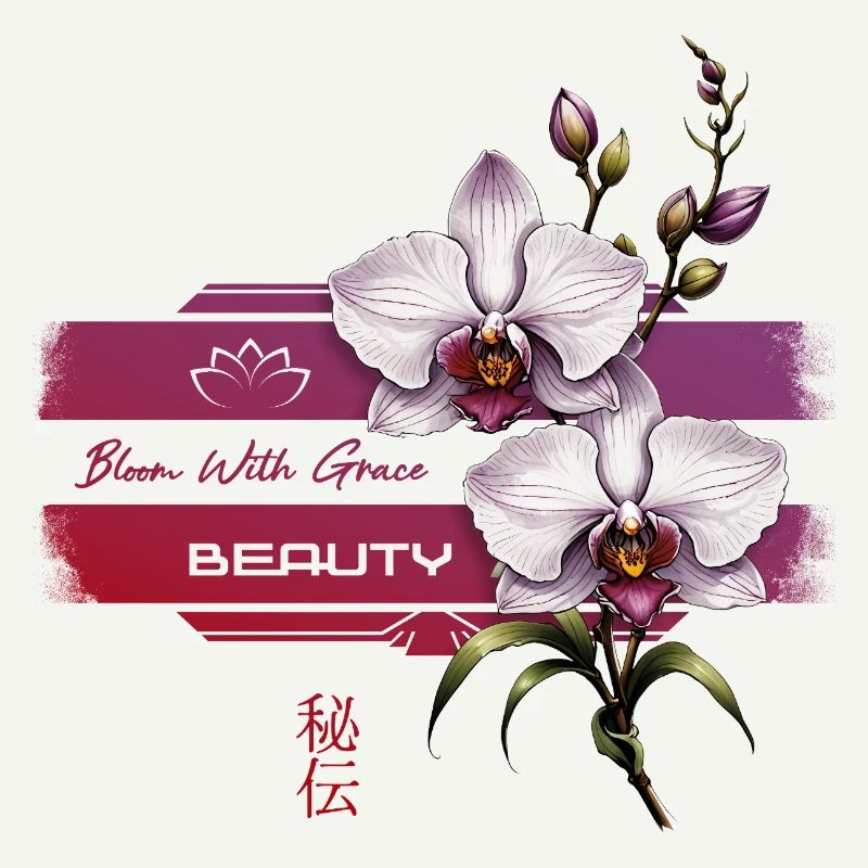 Orchidée fleurir avec grâce