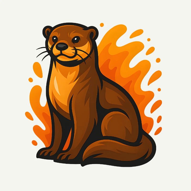 Flammender Otter