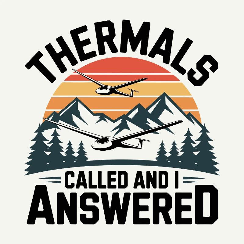 Glider thermals call, I answer – gliding