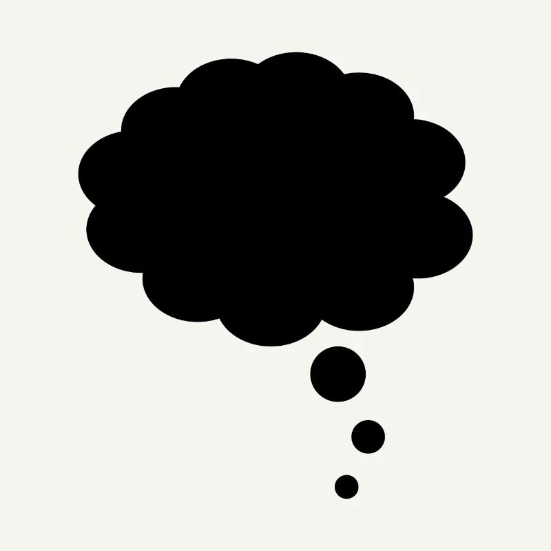 Thought bubble