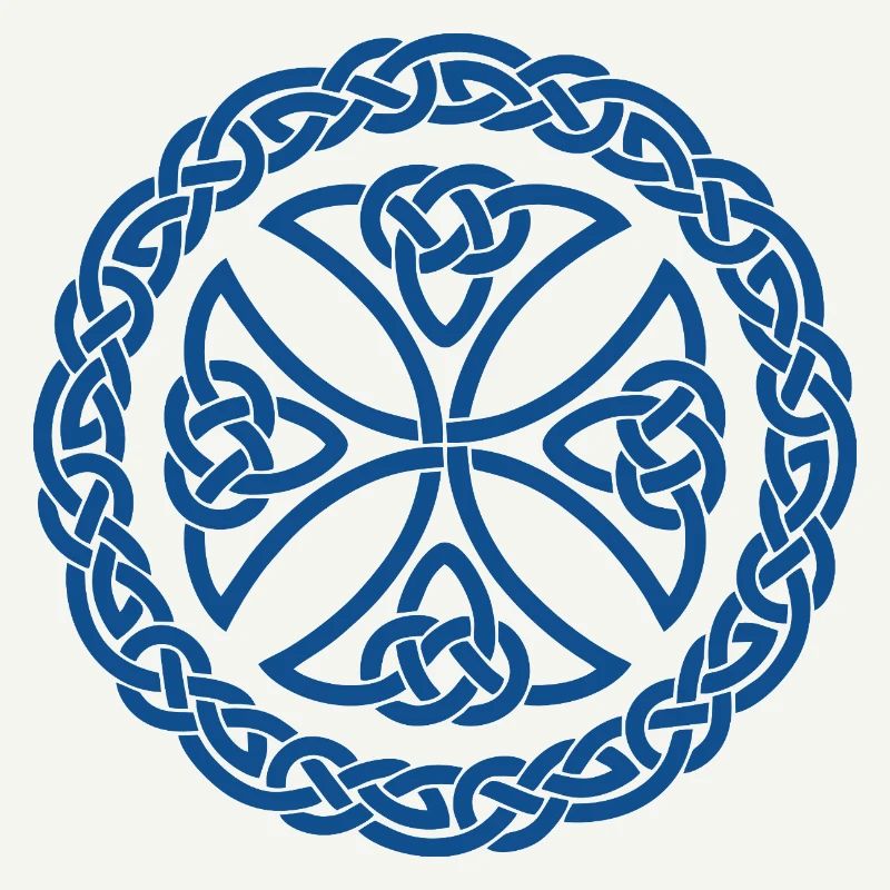 Celtic Knot Circle Emblem