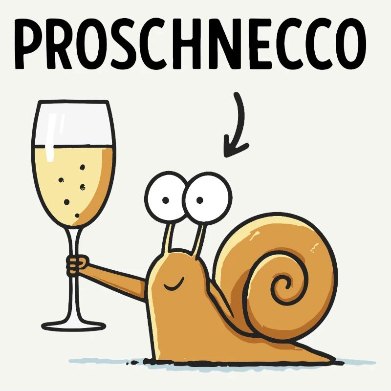 Proschnecco – Schnecke mit Schampus