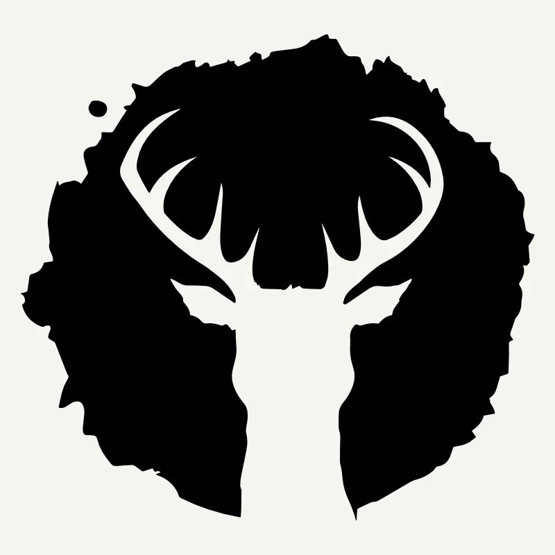 Un cerf Patch Graffiti