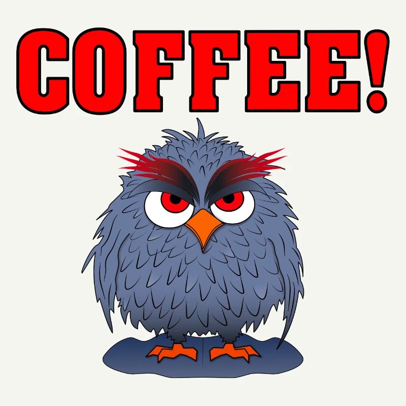 Eule COFFEE ROT