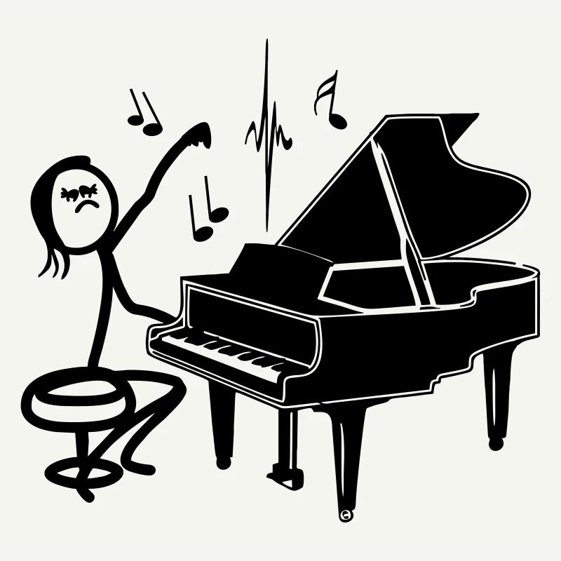 Stickmen pianiste