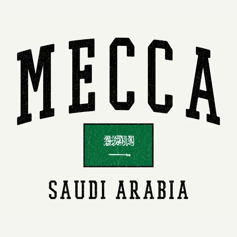 Mecque, Arabie Saoudite : Conception du drapeau