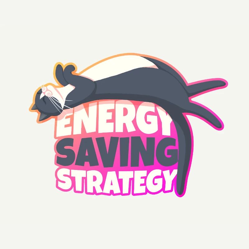 Energy Saving Strategy Cat