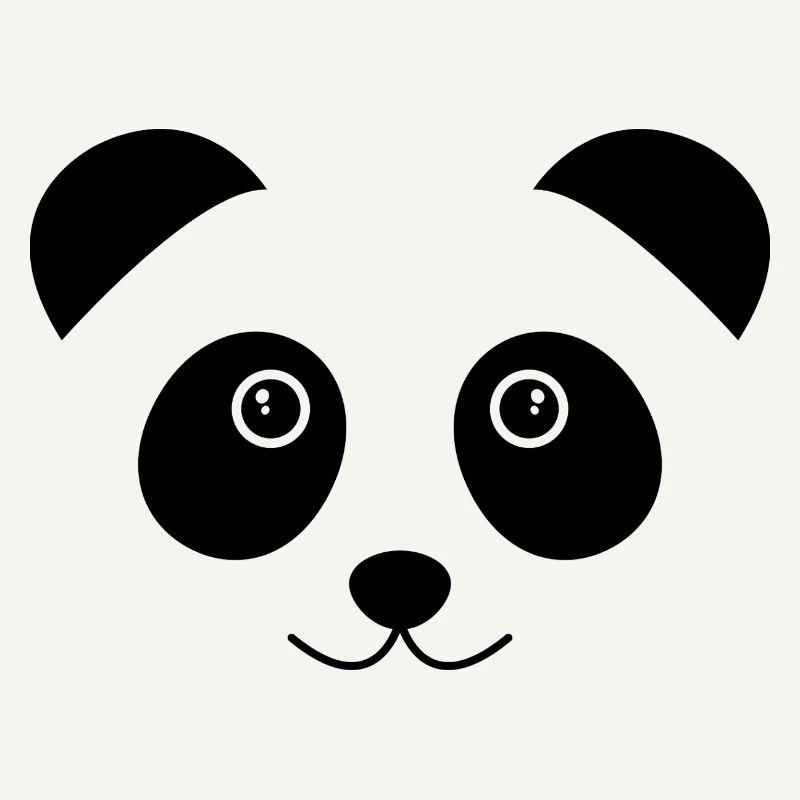 Visage de panda