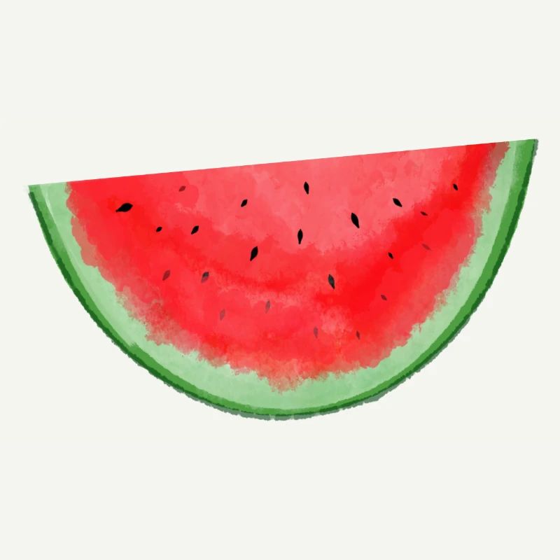 Aquarelle pastèque