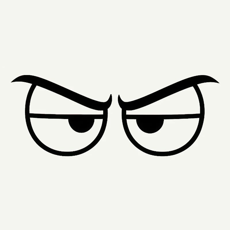 Angry Eyes Expression