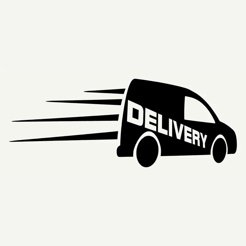 Van logo with text cut out