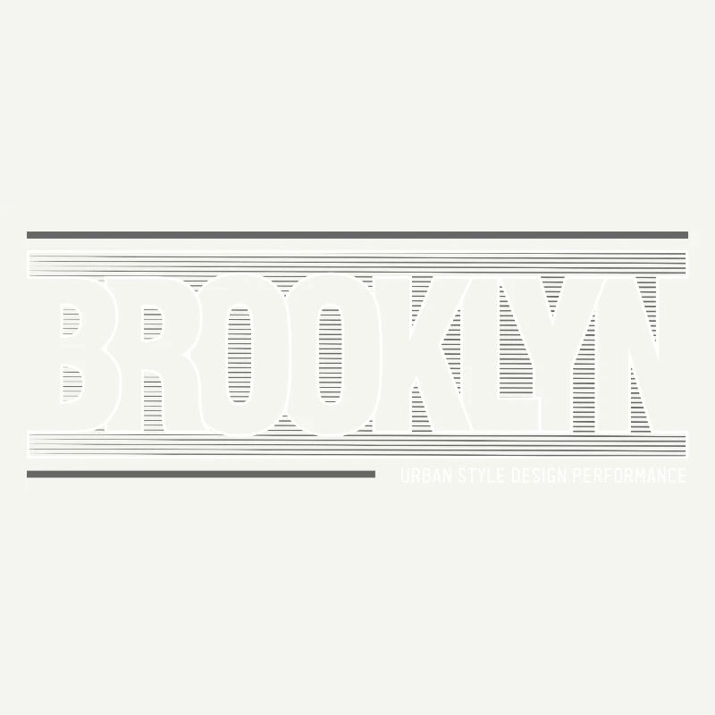 Winde der Skyline von Brooklyn Silhouette