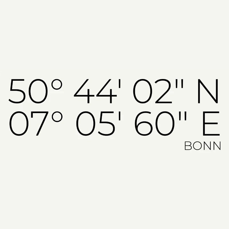 Coordinates Bonn
