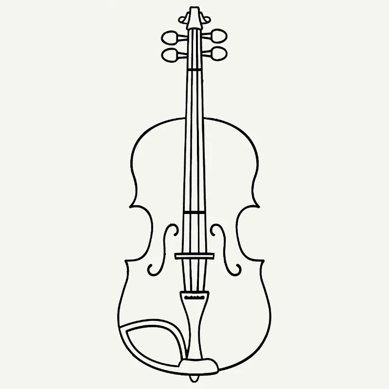 Style de ligne de violon