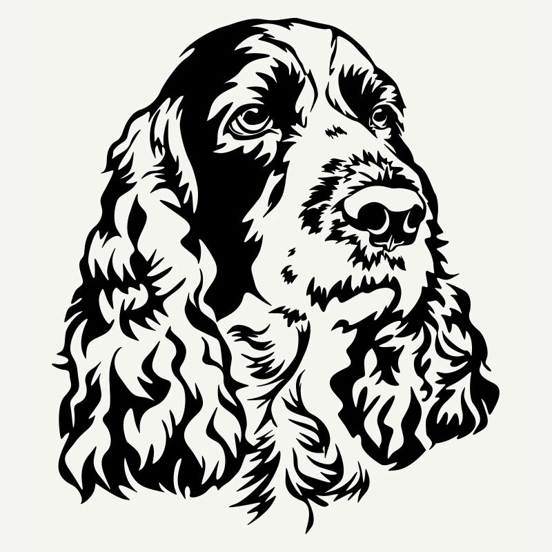 Englischer Springer Spaniel Kopf