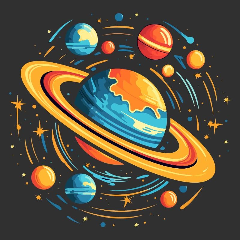 Space Galaxy Planets