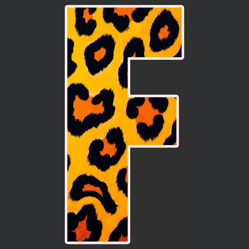 Leopard Effect Fire Orange Pattern