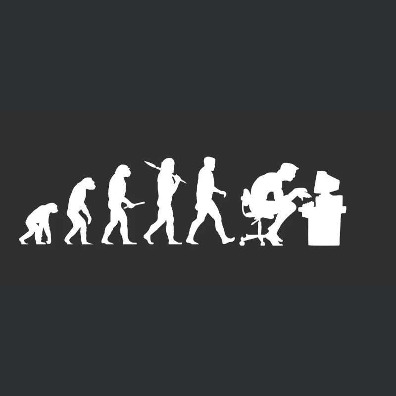 Evolution Computer Nerd! PC Nerd! IT! Technology!