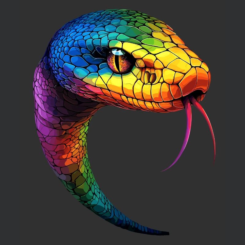 Serpent Python Cobra Mamba Serpent à sonnettes Serpent