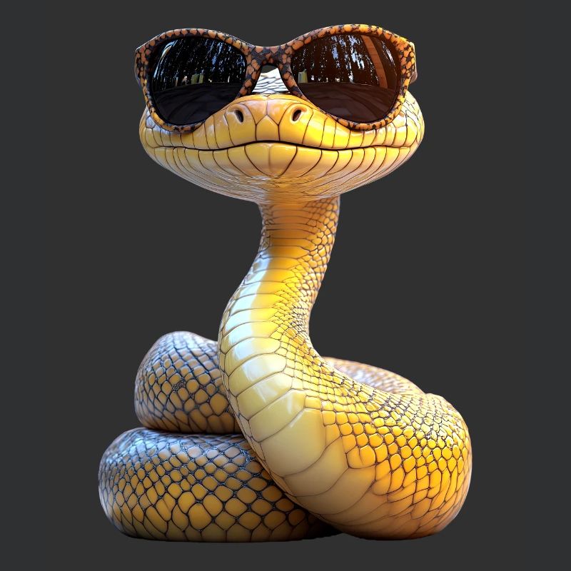 Schlange Python Kobra Mamba Klapperschlange Snake