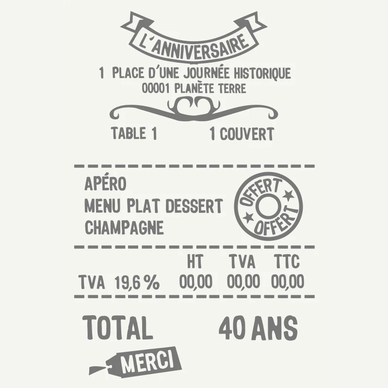 40 ans addition note resto restaur fact
