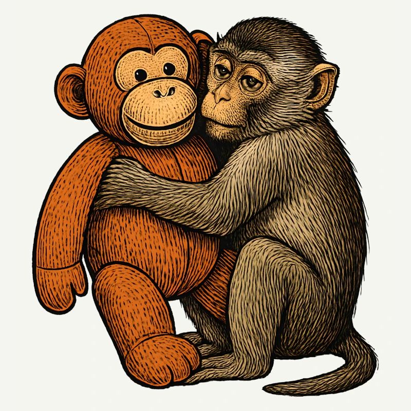 Monkey Hug: Monkey Friendship