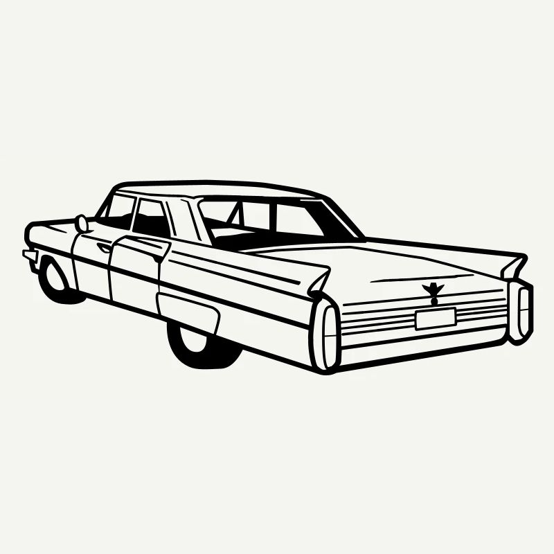 Caddy Vektor - Oldtimer, Low Rider