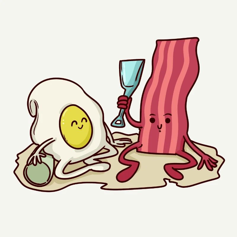 jeu de bacon et œufs dans le bac à sable