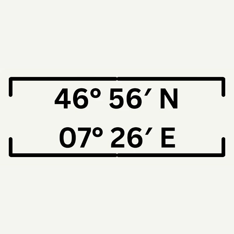 Coordinates Bern Minimalist
