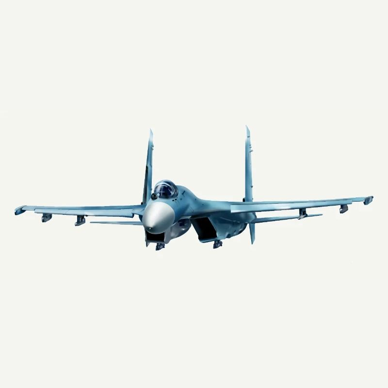 Conception d’avion de chasse bleu