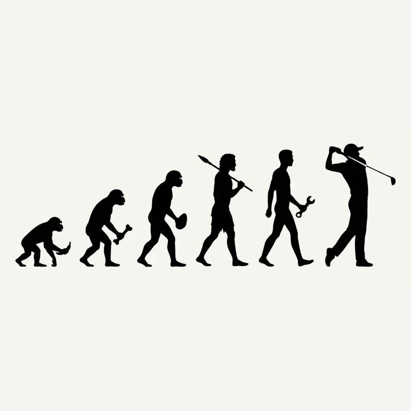 Evolution Golfspieler Golf