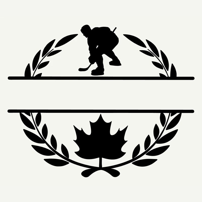 Canada maple leaf Ice hockey laurel wreath