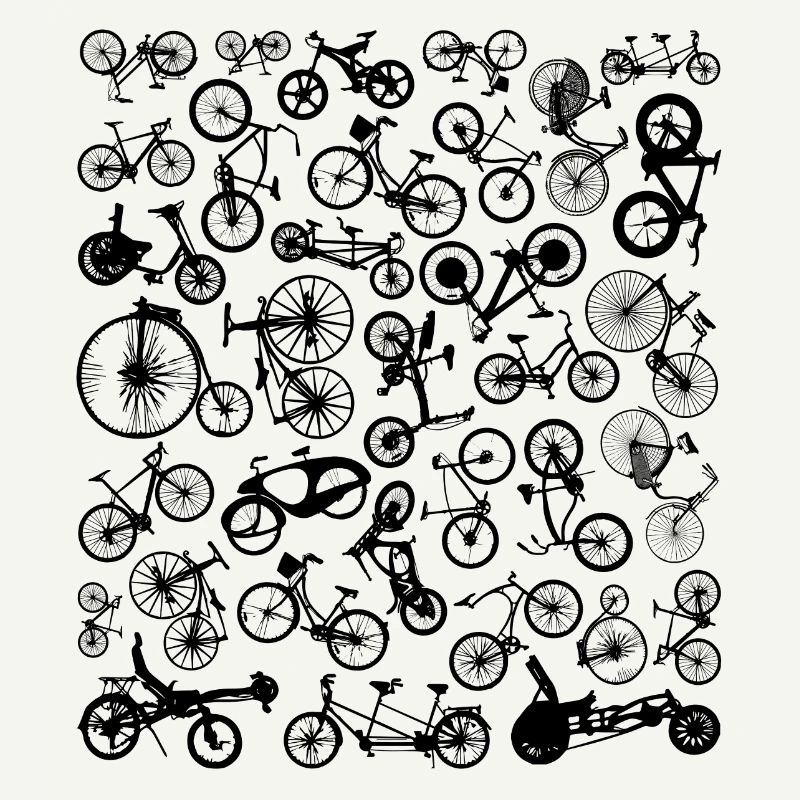 Fahrrad muster rad
