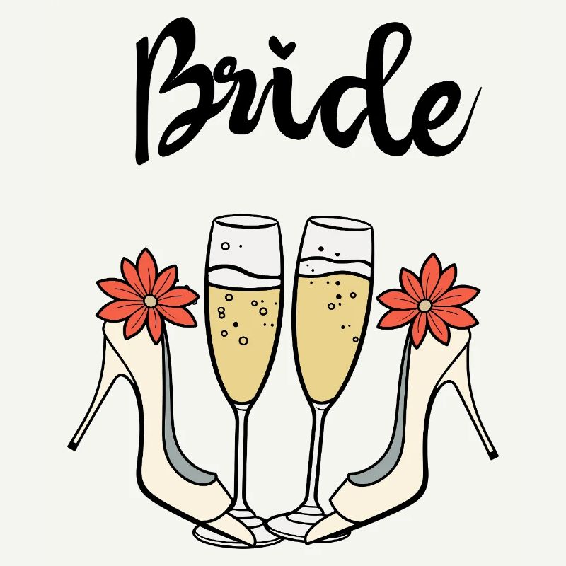 Bride, High Heels & Prosecco - Bride Vibes, Wedding