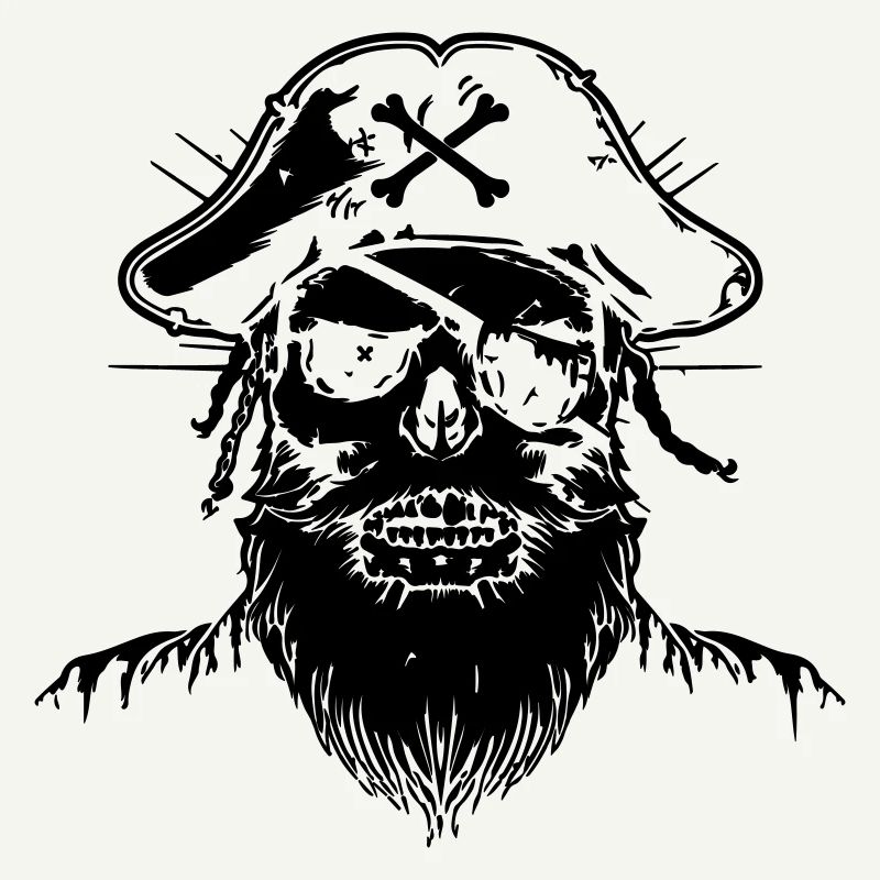 Crâne de pirate 1
