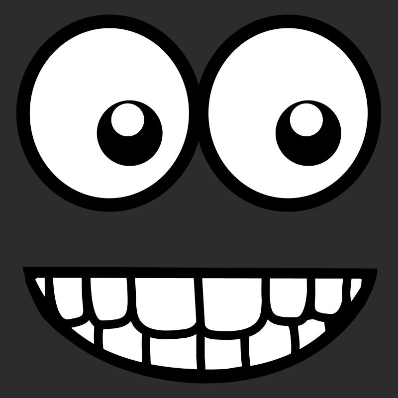 Visage comique drôle (Crazy & Cool) - Smiley